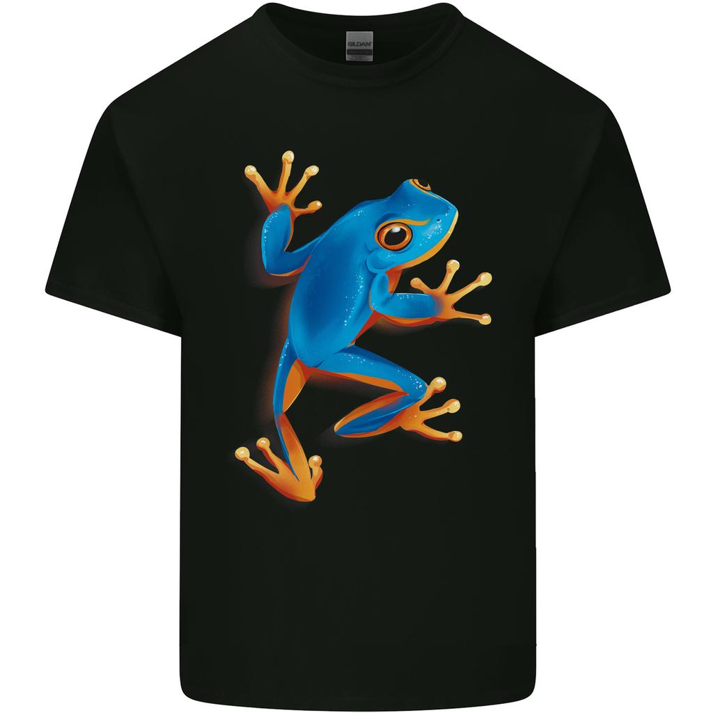 A Cool Frog Climbing Up Unisexs Light Cotton Tshirt