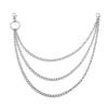 Unisex Long Metal Wallet Chain Trousers Hipster Pant Keychain Clip Keyring HipHop Jewelry Accessories