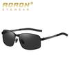 Fashion Men Metal Frame Polarized Sunglasses Outdoor Sports Driving Glasses Classic Black Sunglasses