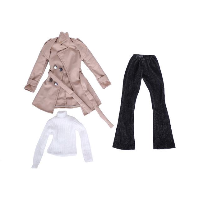 Handmade Doll Clothes Dress 60 Cm BJD Doll Clothes Fashion Casual Suit Dress for 1/3 Doll Accessories Girl Toys Kids Gifts