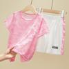 ASK JUNIOR Girl's Summer Quick-Dry T-Shirt & Shorts Set