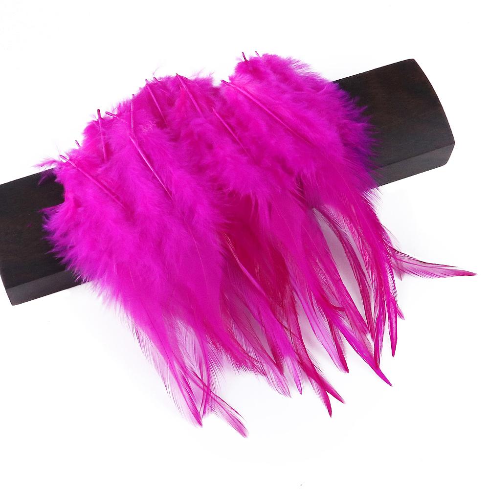 50 шт. Натуральные куриные перья 4-6 дюймов Красивые петушиные перья для изготовления украшений Аксессуары для рукоделия Карнавальное украшение