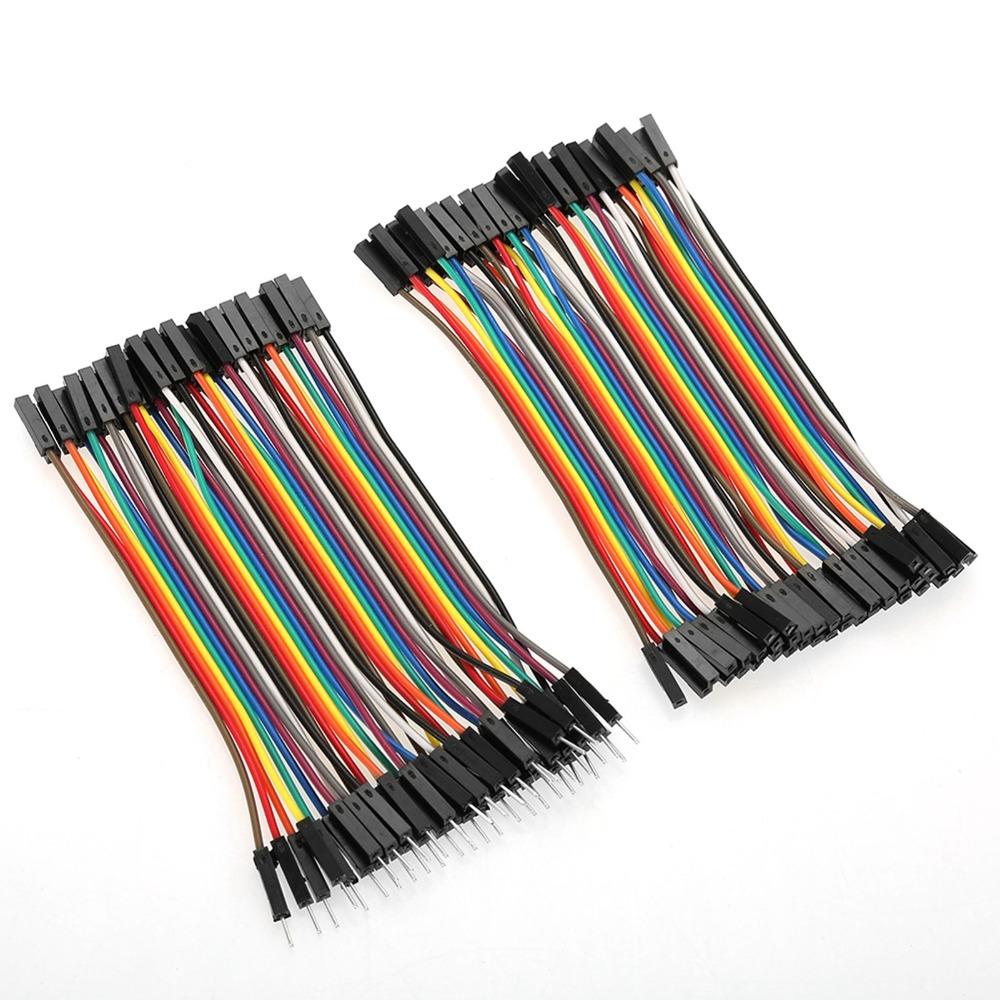 3 PCS 10CM Breadboard Jumper Wires 40 Pin Ribbon Cables Electronics Prototyping Dupont Wire  Arduino
