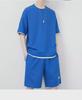 Мужская спортивная футболка и шорты Ice Silk Waffle Suit - модная летняя повседневная одежда