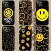 Модный Уличный Завитушка Счастливое Лицо Чехол для Телефона Для Apple iPhone 15,14,13,12,11,XS,XR,X,8,7,Pro,Max,Plus,mini Силиконовый Черный Чехол