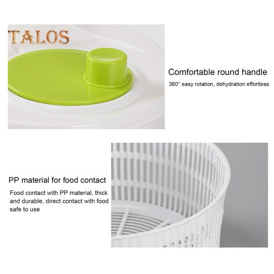 3л большая овощечистка для салата, чаша для мытья фруктов и овощей, сушилка для салата, корзина для слива фруктов