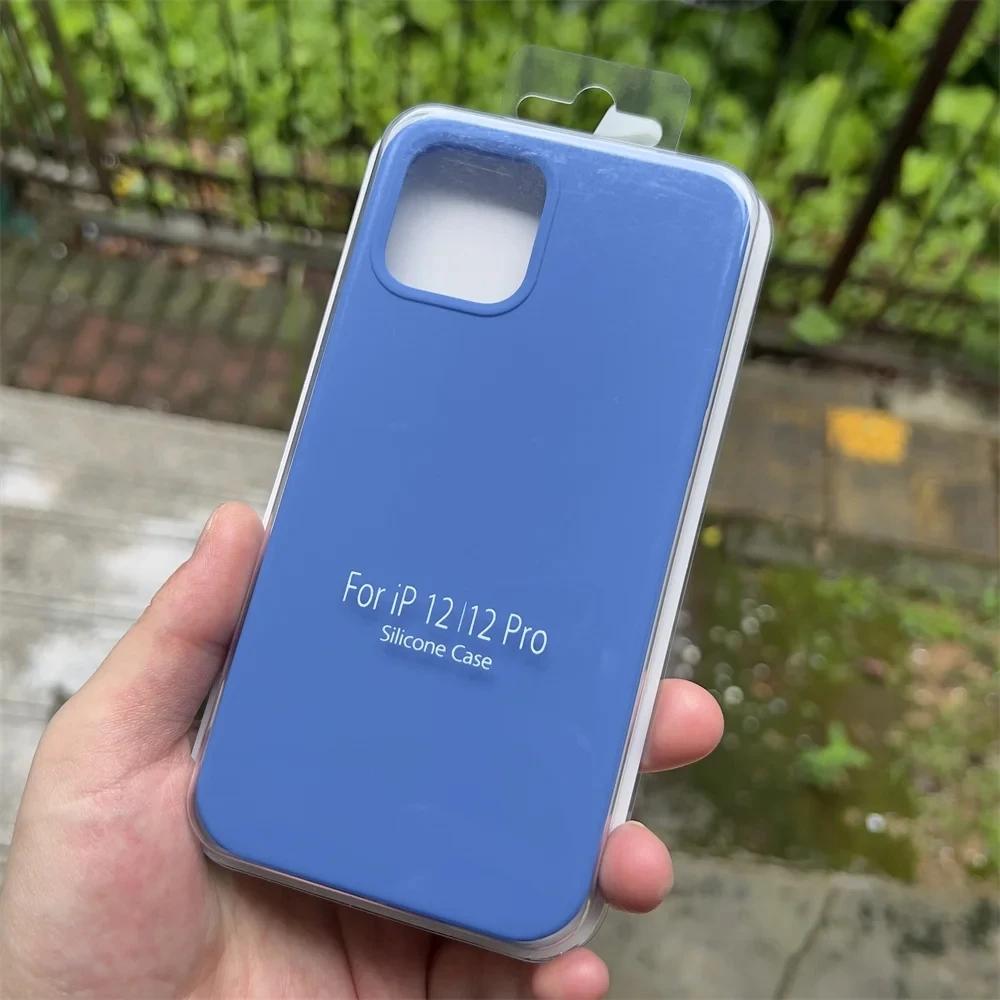 Luxury Shockproof For iPhone 11 12 13 14 15 16 Case Liquid Silicone Cases Bumper Soft Cover Phone Accessories