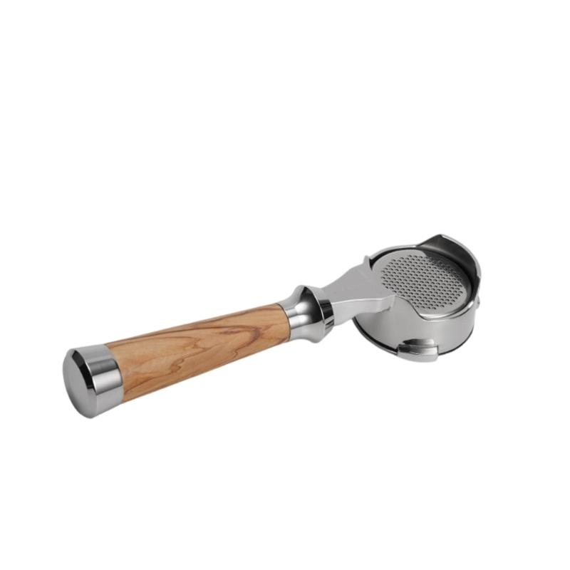 Stainless Steel Bottomless Portafilter Handle Espresso Machine Filter Holder Professional Home Brewing Equipment