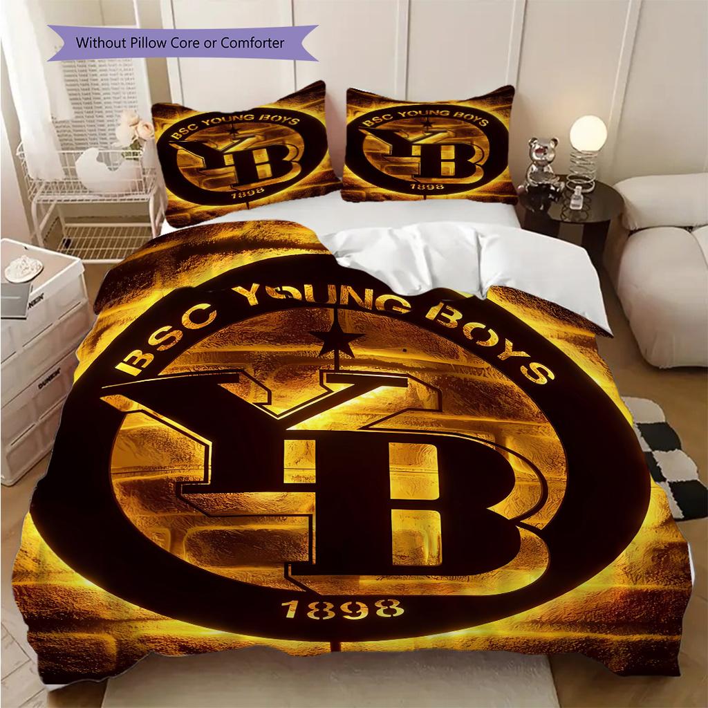 BSC YB Узор Комплект постельного белья Одеяло Покрывало Наволочка Домашний Декор Подарок на День Рождения (1 пододеяльник + 2 наволочки, без наполнителя)