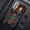 Чехол для Samsung Galaxy S21 S20 Ultra S10 Plus Lite S21 S20 Fe 5g S10e S9 S8 S7 Edge Shell Fundas Attack On Titan Anime