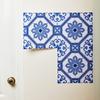 Poromoro Portuguese Spanish Azulejo Tile Stickers Peel and Stick Kitchen Bathroom Mosaic Tile Stickers Set of 16 & (5.9,29)
