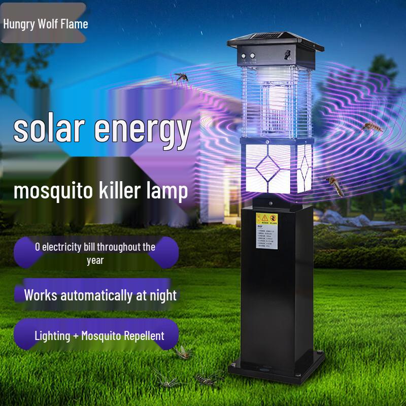 Solar Outdoor Mosquito and Insect Killer Lamp
