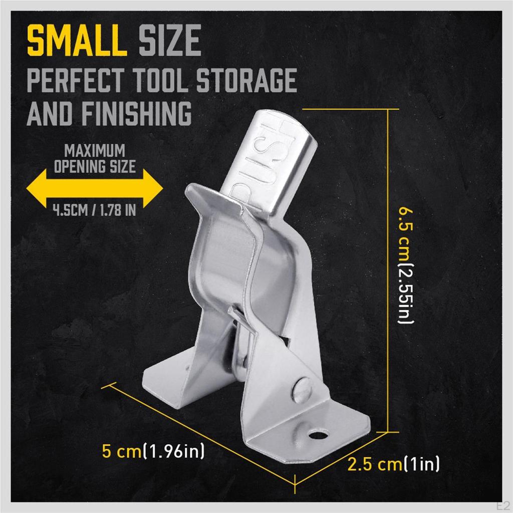 10x Shovels Holders Grip Clips Organizers Wall Mount Brooms Gripper Mops Storage Tidies