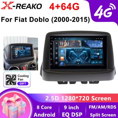 7 дюймов Для FIAT Doblo 2002 2003 - 2017 Android 13 Автомагнитола Стерео Беспроводной Carplay Android Auto Сенсорный экран GPS WIFI Видеорегистратор