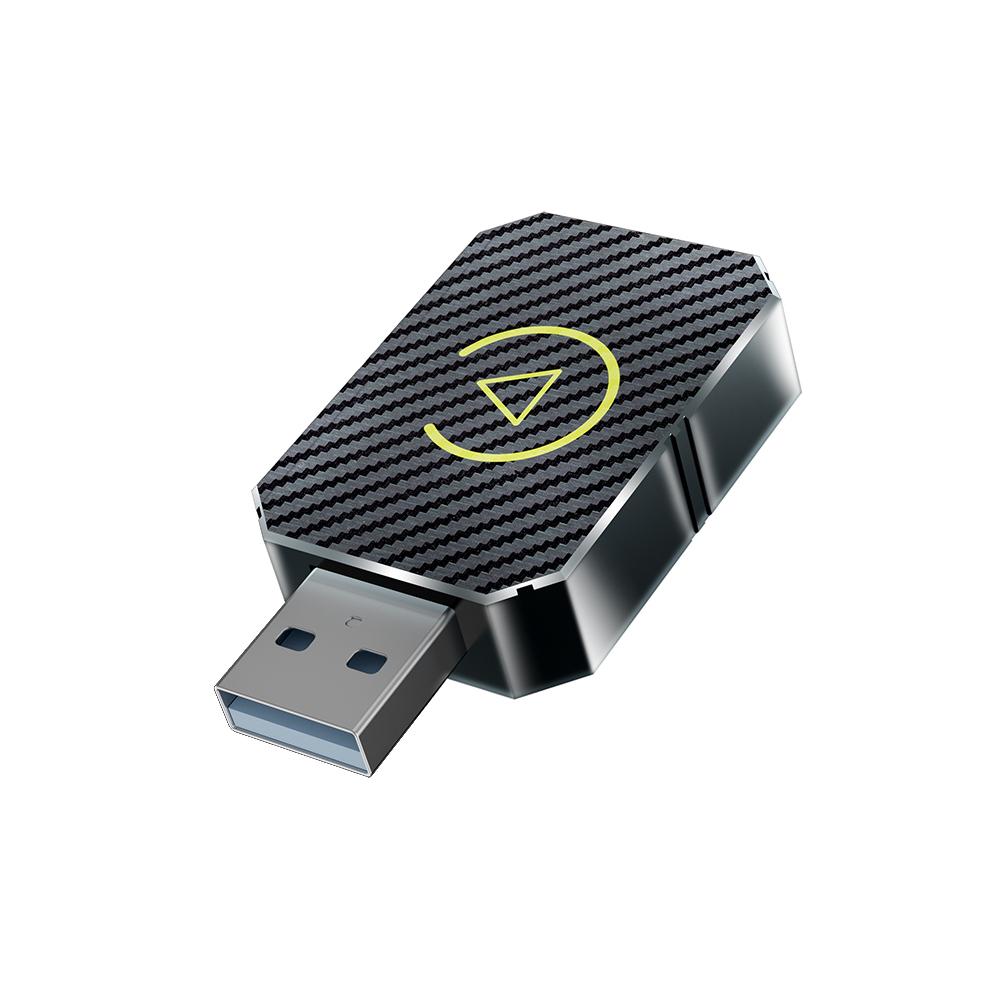 2024 Mini Carplay + Android Auto Wireless Adapter Apple iOS Smart Ai Box Car Play Wired To Wireless Dongle USB Plug and Play For VW Hyundai Jeep Benz