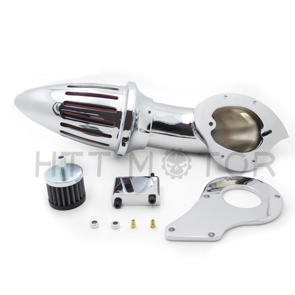 Motorcycle Air Cleaner Kits Intake Filter for Honda 1999-2018 Shadow 600 VLX600 VLX Chrome