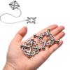 1Pair Metal Nipple Clip Adjustable Breast Clamp Hollow Out Design Adult Sex Toy