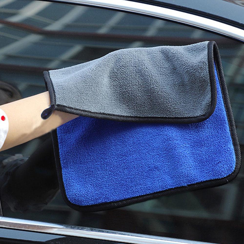 Microfiber Cleaning Towel Extra Soft Super Absorbent Car Cleaning Cloth Professional Detailing Car Drying Towel Wash Accessories