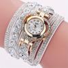 Luxury Rhinestone Bracelet Watch, Women's Multi-layer Analog Watch, Christmas and New Year Gifts