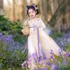 Летнее китайское платье-фея Hanfu для девочек Qibai