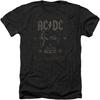 AC_DC 1981 for Those About to Rock Альбом Черная Хизер Футболка