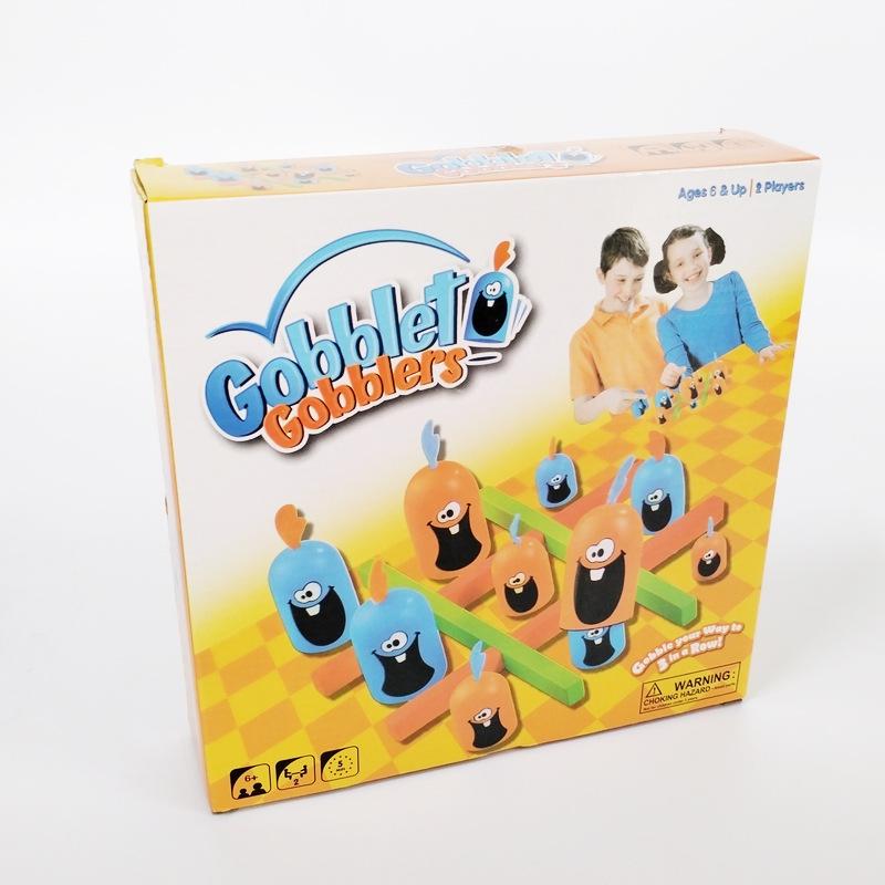 Странная игра «Четыре в ряд» с курицами Gobblet Gobblers для всей семьи