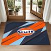 Gulf Design Crystal Velvet Rug Soft Decorative Mat for Bedroom Entrance
