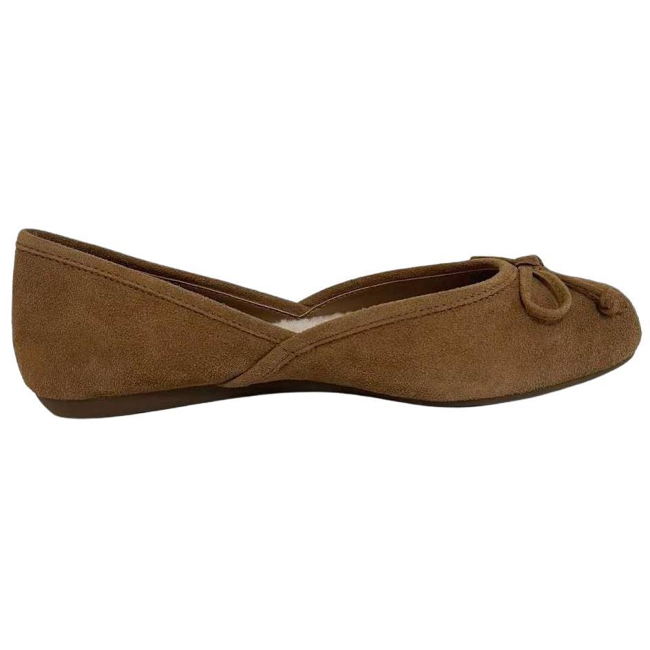 UGG Женские повседневные ботинки Lena из натуральной замши, темно-коричневые 1098289-CHE