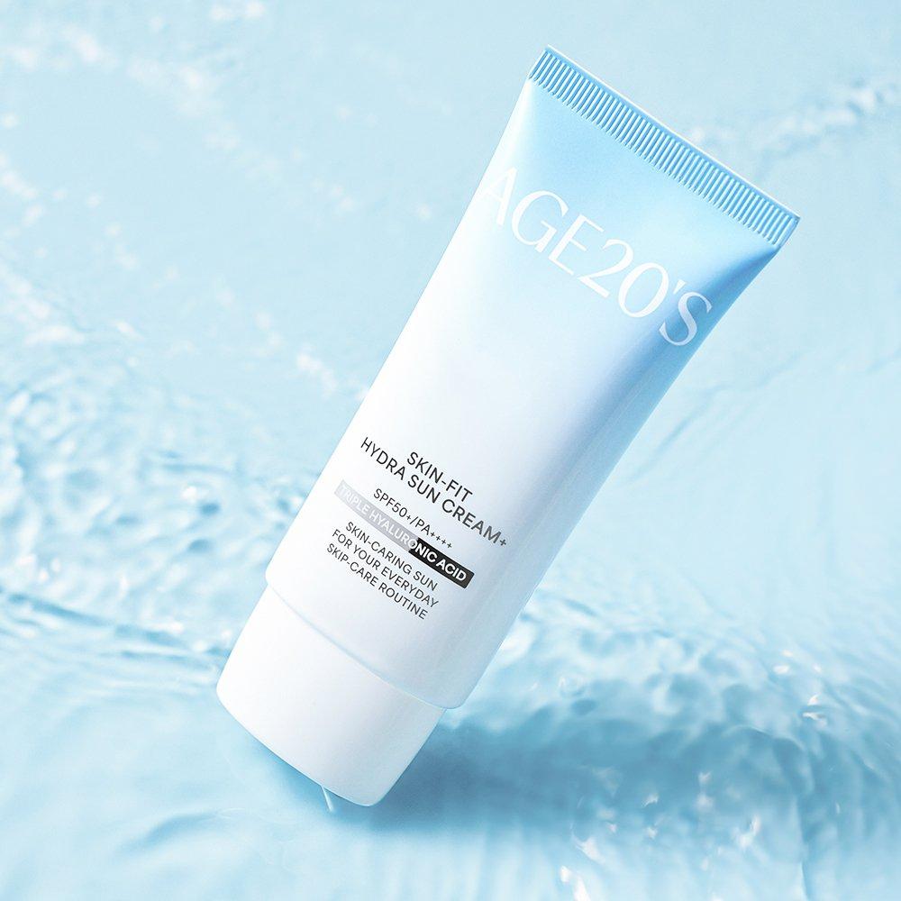 Увлажняющий солнцезащитный крем Skin Fit Moisture Sun Cream Plus от AGE20'S 50 мл (SPF50 + PA ++++)