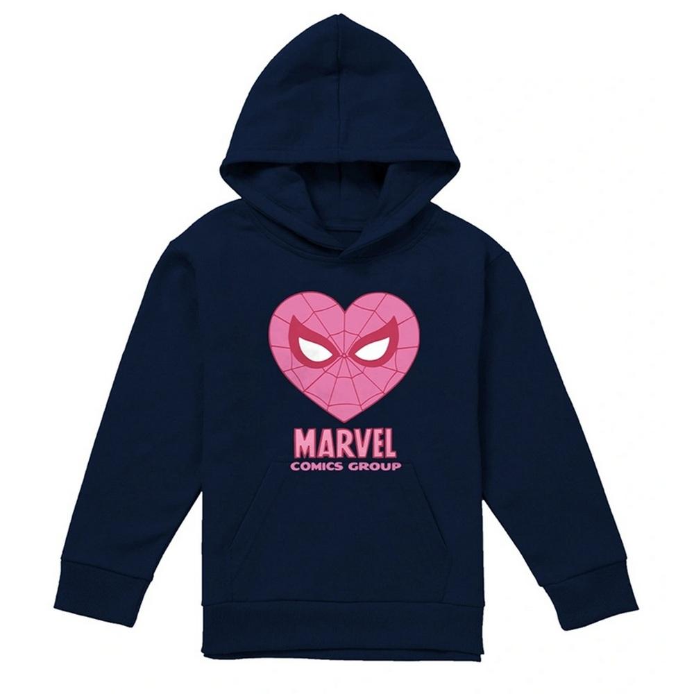 Spider-Man Childrens/Kids Heart Hoodie