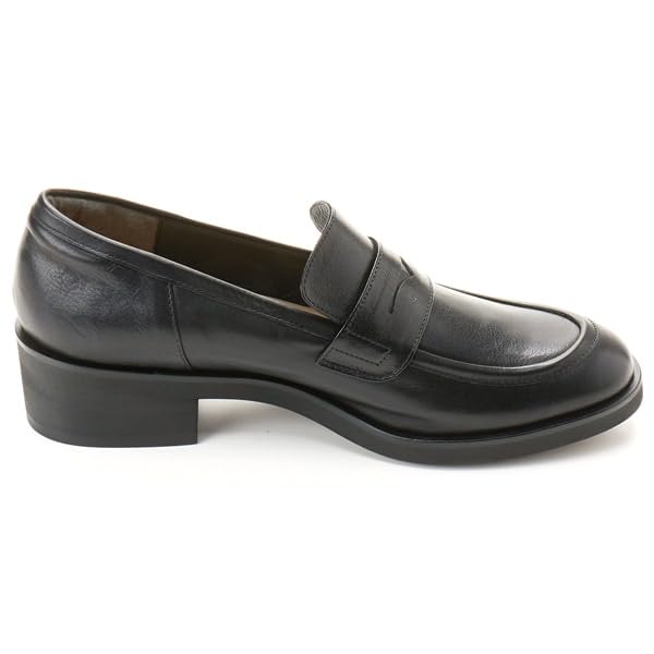 Margaret Howell Idea Penny Size Loafers, Black, 23.0