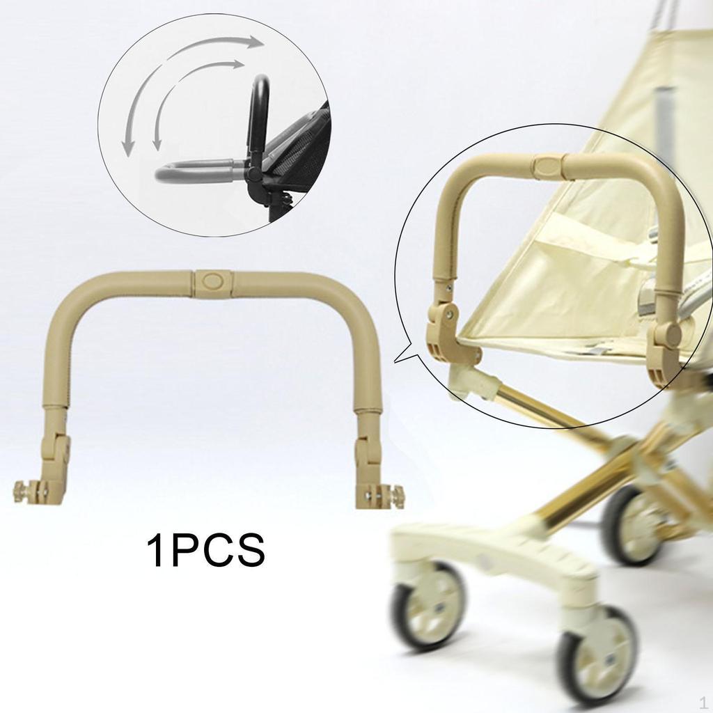 Pram Armrest Bar Carriage Safety Handle Pushchair Handrails Front