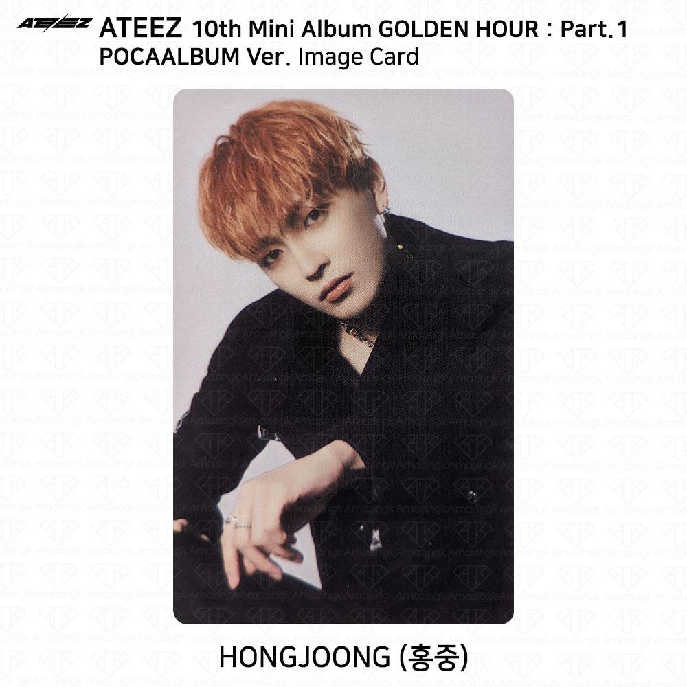 ATEEZ 10-й мини-альбом Golden Hour Part.1 POCAALBUM Фотокарта QR-изображение KPOP