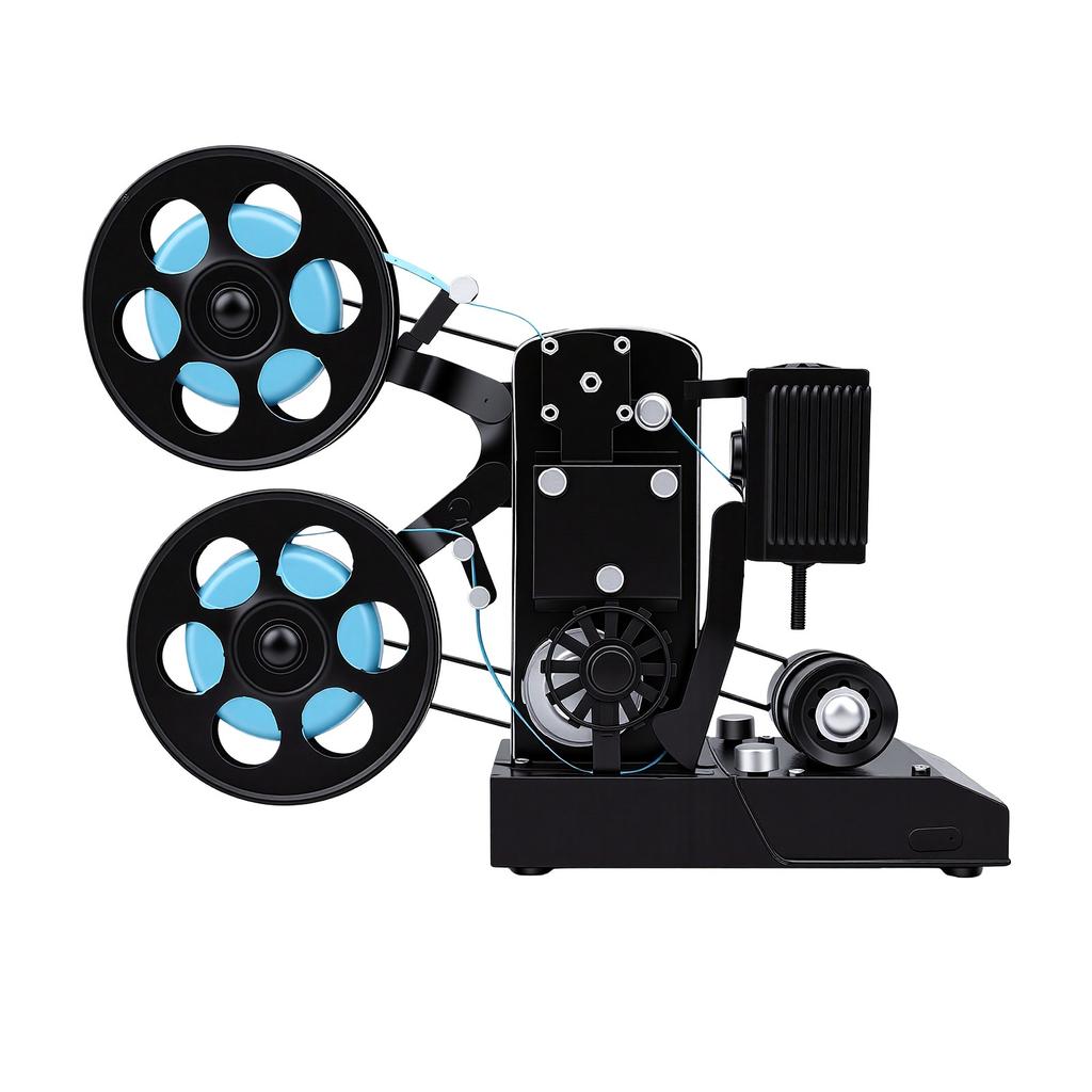 Retro Film Projector Ornament Iron Craft Decor Vintage Movie Projector Model Art Collection Desktop Decoration
