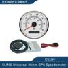 ELING Waterproof Marine 85mm 0-35MPH 0-80MPH GPS Speedometer with GPS Antenna Red Backlight 12V 24V for Truck Boat SUV