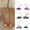 Motorcycle Bag Pendant Faux Leather Mini Motorcycle Backpack Charm Handmade Decorative Keychain Charm Gift for Him Her