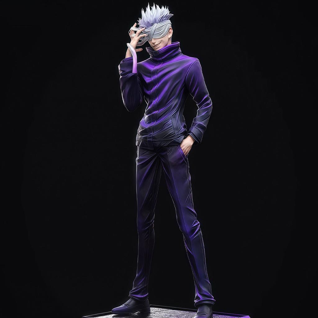 Ночь Jujutsu Kaisen Сатору Годжо GK Аниме Фигурка Действия Декор Рабочего Стола Украшение Корпуса ПК Коллекционный Предмет для Отаку Идеальный Подарок для Фанатов Аниме