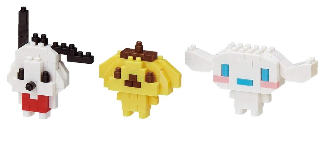 Nanoblock Mini Nano Sanrio Characters 1BOX 6 6 Types In Total NBMC_04S = Pieces,