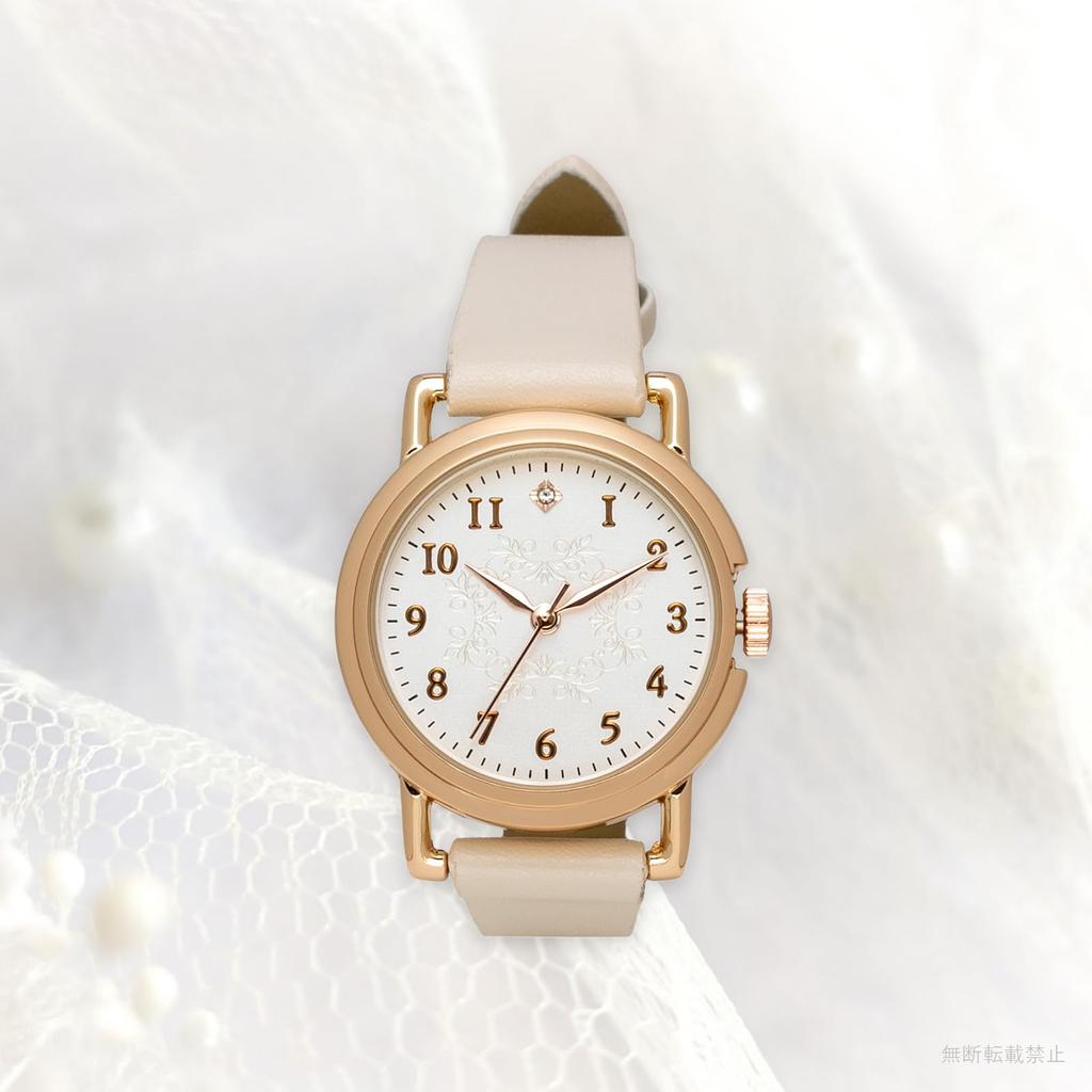 Часы аналоговые кожаный ремешок белый Masker белый [Fieldwork] женские JN016-1