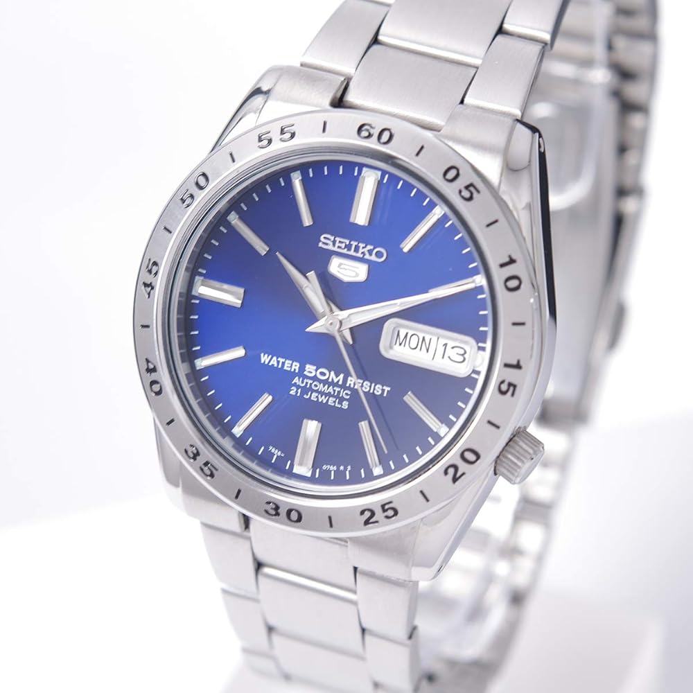 Seiko 5 Automatic Men's Watch SNKD99K1 Stainless Steel Case Black Dial 21 Jewels