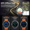 Новые встроенные умные часы с настоящим GPS, HD, для мужчин, для улицы, с альтиметром, батарея 1000 мАч, память 4 ГБ, водонепроницаемость 10 АТМ, Bluetooth-звонки, спорт, фитнес, модные умные часы