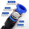 32PCS Pneumatic Fittings Kit 4mm 6mm 8mm 10mm Push to Connect Air Hose Connectors Straight Elbow Tee Y Splitter Quick Release Ventilation Valves 4