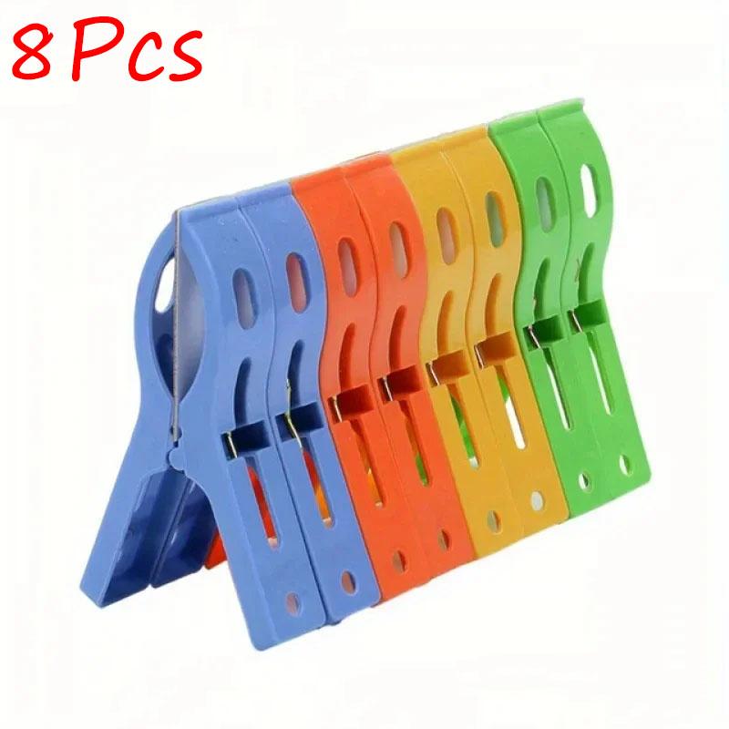 8/16/32pcs Large Clothespins Clothing Organizing Clips Drying Windproof Clips for Securing Laundry Storage Clothes Pins Set