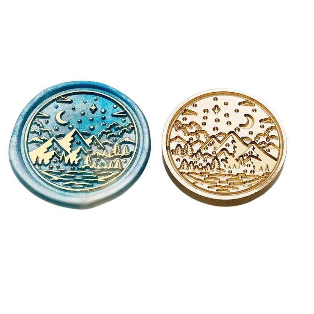 Antique Metal Sealing Wax Seals Head Sealing Wax Stamp Replace Head  for Birthday Cards