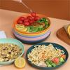 Lightweight Wheat Straw Plates Plastic Tableware Kitchen Accessories Dinner Plates  Salad