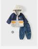 David Bella Boys' Three Proof Coat Spring Clothing Children's Outdoor Windproof Coat Baby Breathable Coat