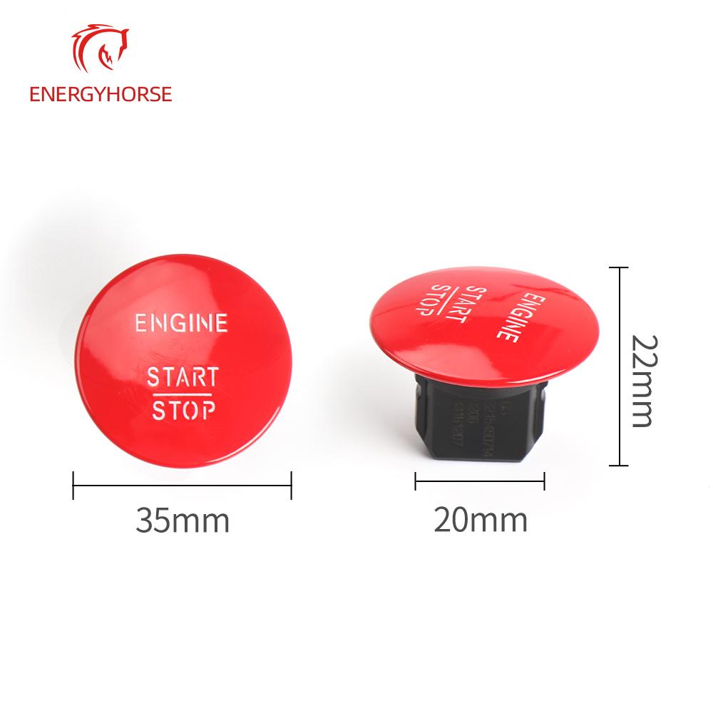 Кнопка запуска и остановки двигателя без ключа 2215450714, серебристый для Mercedes-Benz W164 W205 W221 W176