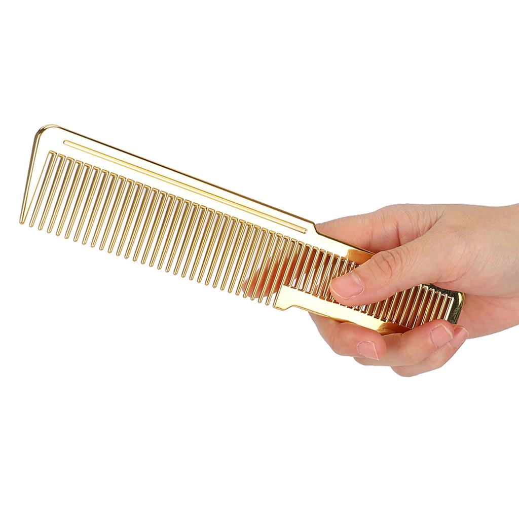 Профессиональная расческа для волос Парикмахерская для дома Салон для стрижки волос Инструмент для укладки волос Gold
