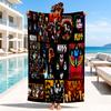 rock Band Collage Beach Towel, Microfiber Beach Towel, Perfect For Pool, Beach, Travel, Home Decor Beach Party Fan gifts