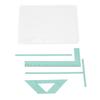 Complete Bookbinding Ruler Kit Acrylic Multifunctional Book Cover Maker Kit for Scrapbook